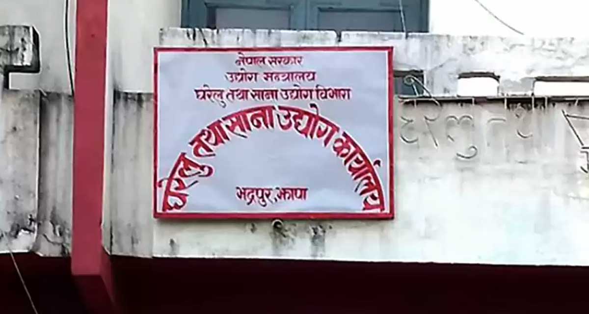 झापामा एक हजार एक सय १० उद्योग दर्ता